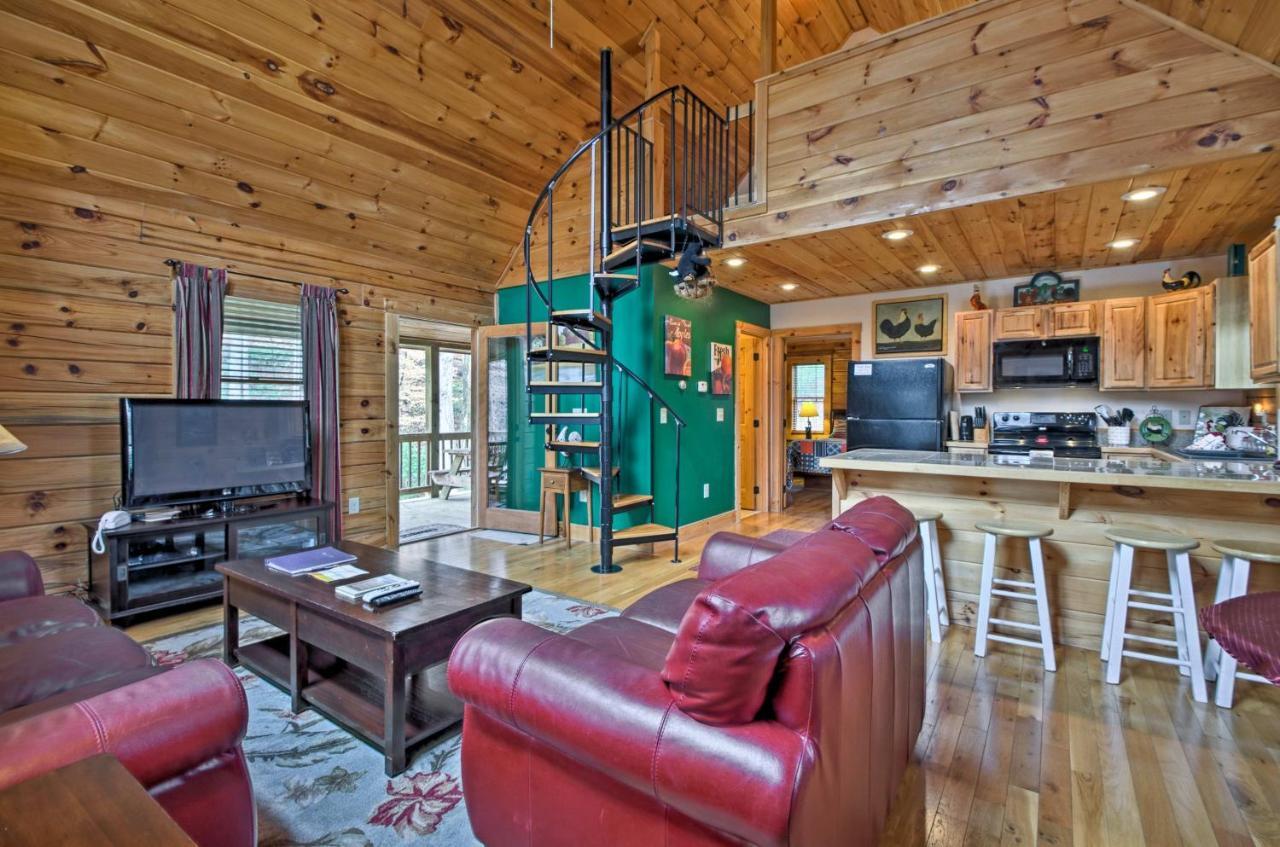 Bryson City Vacation Rental With Hot Tub And Fire Pit! Eksteriør billede